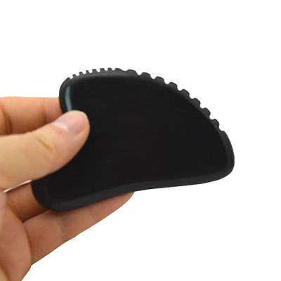 Plaque de Gua Sha en pierre de jade pour le massage du visage et du corps