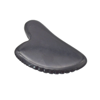 Plaque de Gua Sha en pierre de jade pour le massage du visage et du corps