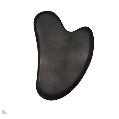Forme de cœur Pierre Bian Jade Guasha Pierre Gua Sha Outils avec fonction de contrôle du temps et mesure 78*54*5mm