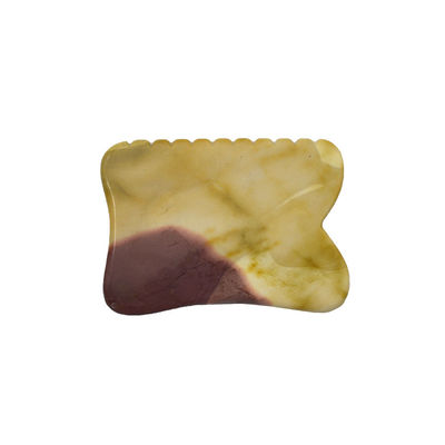 Noir 7*5,5*0,5cm Rhodonite ou Mookaite Jade Gua sha planche guasha Stone Scraping Guasha Massage Tools pour les soins du visage