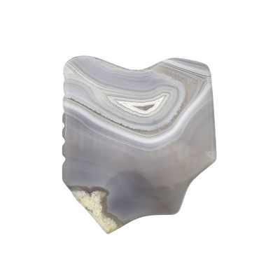 Soins de santé du corps Agate gris rayé Jade Gua Sha Stone Guasha Board Massage personnalisé Scraping Outil de thérapie pour le visage et le corps