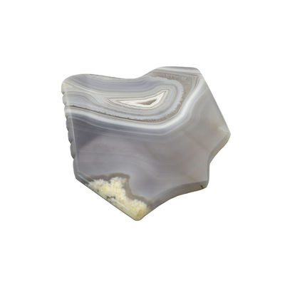 Soins de santé du corps Agate gris rayé Jade Gua Sha Stone Guasha Board Massage personnalisé Scraping Outil de thérapie pour le visage et le corps