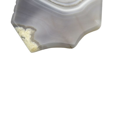 Soins de santé du corps Agate gris rayé Jade Gua Sha Stone Guasha Board Massage personnalisé Scraping Outil de thérapie pour le visage et le corps
