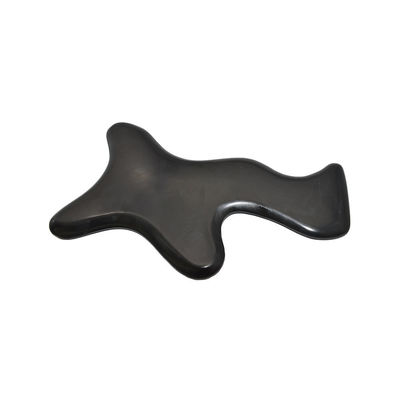 Pierre Bian Noire Gros Gua Sha Lymphatique Drainage Outil de massage pour le cou Dos Épaule Taille fesses Body Therapy Massageur Outils