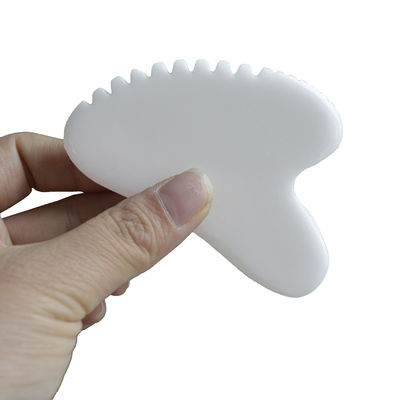 Outil de soins de santé pour la thérapie du corps Massageur Guasha en forme de cœur Jade blanc naturel