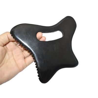 Massageur de corps avec 2024 grandes tailles de pierre Bian noire, pierres Gua Sha et taille du produit 165*140*50 mm