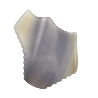 9.2*5.7*0.35 Agate Gua Sha Outils de pierre pour le massage du visage Rose Noir Gris Blanc Gris Massageur du visage Soins de santé