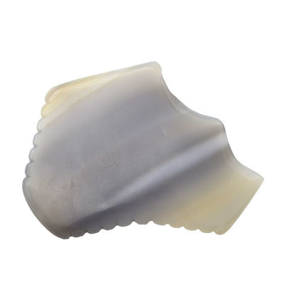 9.2*5.7*0.35 Agate Gua Sha Outils de pierre pour le massage du visage Rose Noir Gris Blanc Gris Massageur du visage Soins de santé