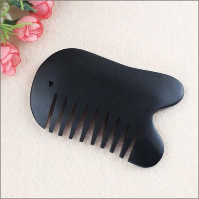 Le peigne naturel de pierre Bian Mode n ° akbhr-040 Le complément parfait à votre routine de soins capillaires