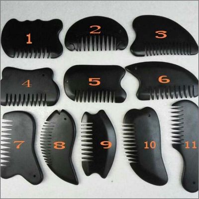 Le peigne naturel de pierre Bian Mode n ° akbhr-040 Le complément parfait à votre routine de soins capillaires