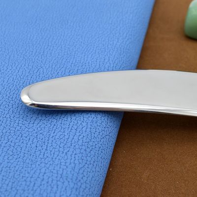 OEM ODM Accepté en acier inoxydable Outils de massage Gua Sha Guasha Tableau IASTM 95*46*3mm