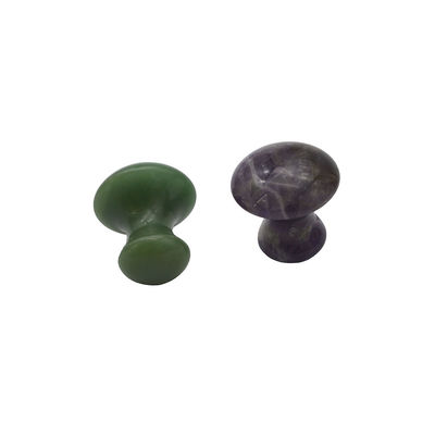 40 mm de hauteur 30 mm de diamètre Rose Quartz Champignon en forme de Gua Sha pierres de massage