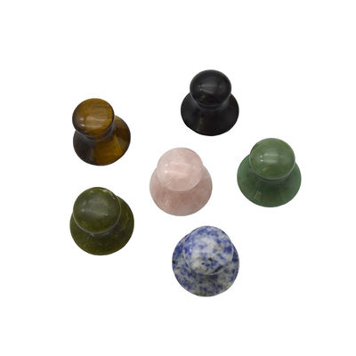40 mm de hauteur 30 mm de diamètre Rose Quartz Champignon en forme de Gua Sha pierres de massage