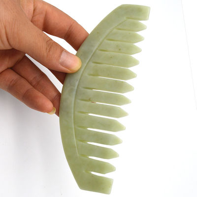 Masseur facial 2019 Gua Sha Xiuyan Jade rasage de massage peigne avec les cheveux pour réguler la fonction réguler le corps