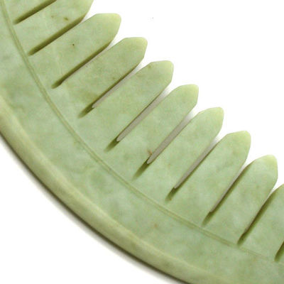 Masseur facial 2019 Gua Sha Xiuyan Jade rasage de massage peigne avec les cheveux pour réguler la fonction réguler le corps