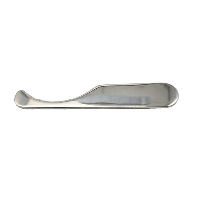 15.5 * 2.5cm Goua argenté ShaScraping planche de massage corps Guasha outil de massage Outils de grattage en acier inoxydable pour soulager la douleur