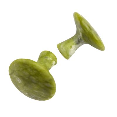 Pierre de massage en forme de champignon vert pour les tissus profonds Massageur et mode de massage SPA relaxant n ° abkgs-022