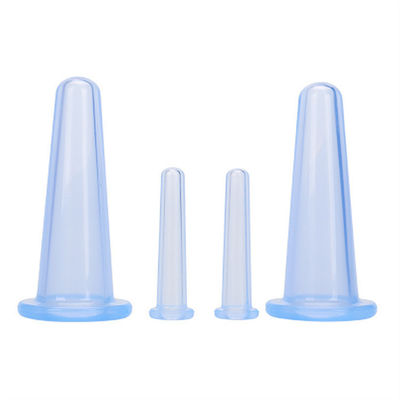 Thérapie de l' écoulement facial Ensemble 4 en 1 tasses en silicone pour appareil de médecine chinoise et écologique