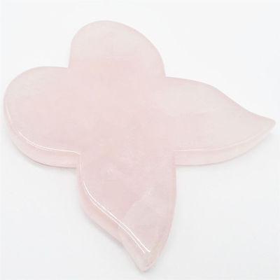 Les meilleurs outils naturels de guasha au quartz rose pour masseur papillon guasha masseur de corps OEM ODM