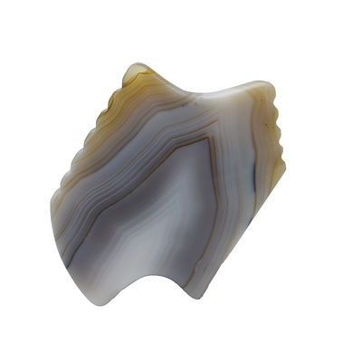 Éliminez directement les rides avec l' Agate gris Guasha Rose Quartz Gua Sha Outils de grattage Massage Obsidian Gua Sha Stone