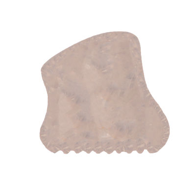 Mode d'outil de grattage du visage de la pierre Bian naturelle No abk-204 Étiquette privée Outils de massage du visage de la thérapie au jade Gua Sha