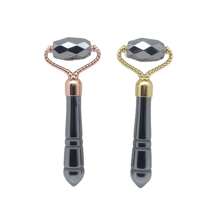 Massage du visage Terahertz Stone Face Guasha Roller Energy Stone Massage du visage pour la beauté naturelle Massage de la peau et des muscles