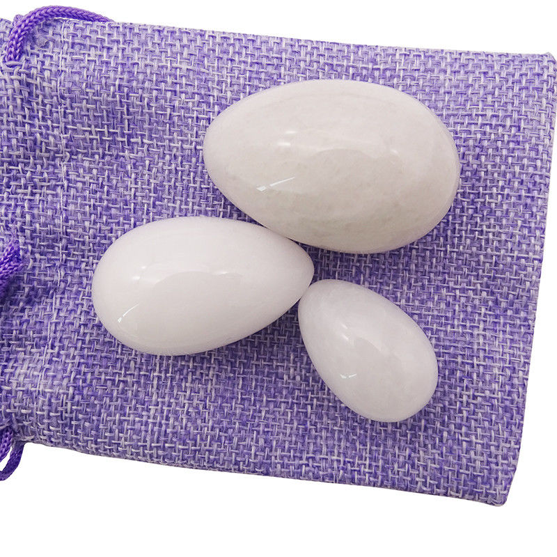 Produits sexuels Jade pierre oeuf pour les femmes Kegel exercice naturel Jade blanc Yoni oeuf
