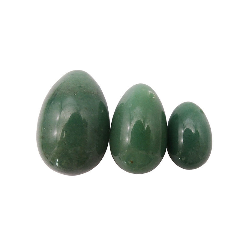 Santé féminine Aventurine verte oeufs de jade naturel pour le plancher pelvien et le resserrement vaginal
