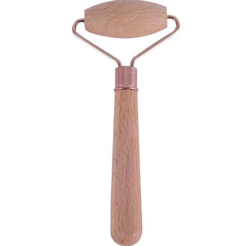 Rouleau facial en bois Masseur facial Guasha pour le soin de la peau Santé Gua Sha Massage Outil de beauté Relax Produits de tendance beauté