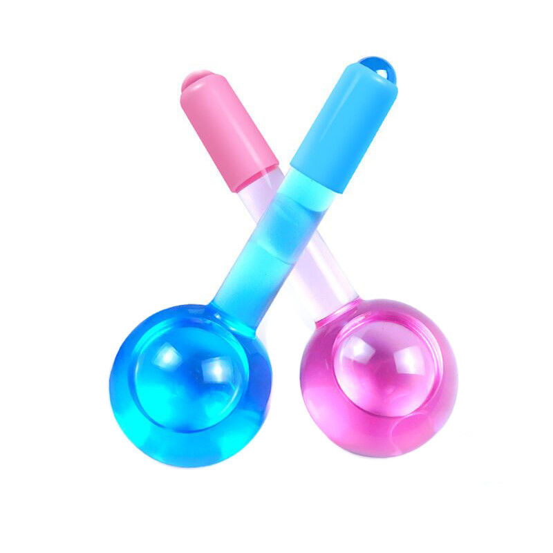 Massage du visage refroidissement Globe borosilicate glace globes de glace pour les soins du visage Roller Ball Spa Face Lift beauté soins de la peau