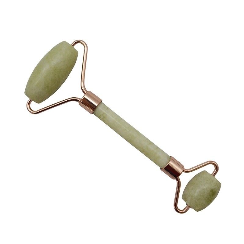 Zone de massage du visage Roller de massage du visage Xiuyan Jade Stone Guasha Roller pour rajeunir la peau et éliminer les rides