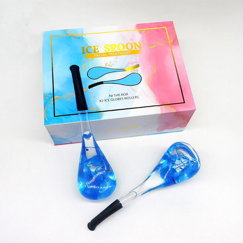 Boules de glace à rouleaux froids outils de soin de la peau du visage pour les femmes