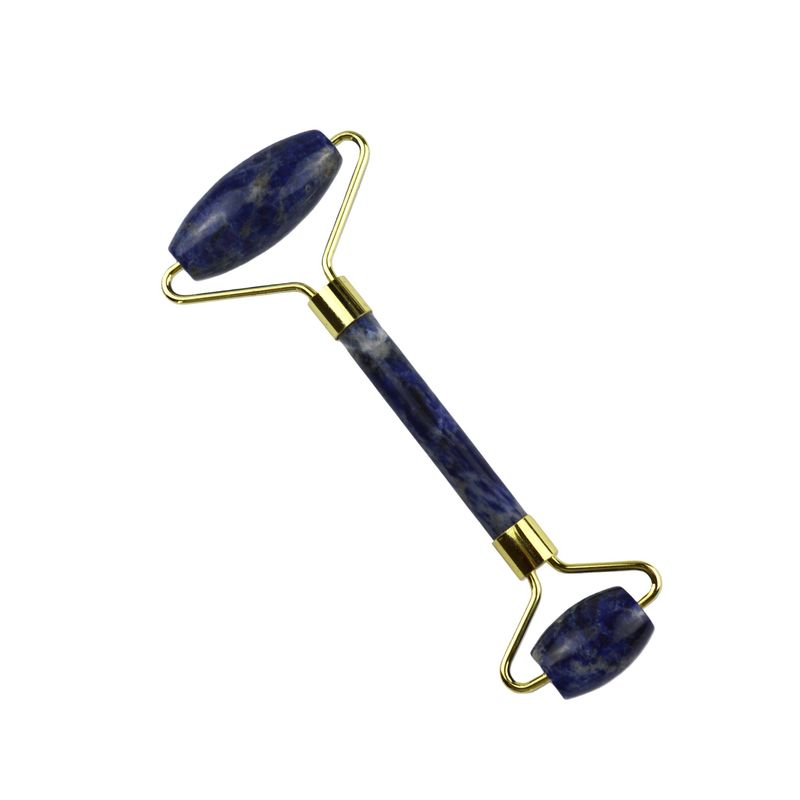 Blue Sodalite Face Guasha Roller est un masseur 100% naturel pour le soin de la peau et le massage spa.
