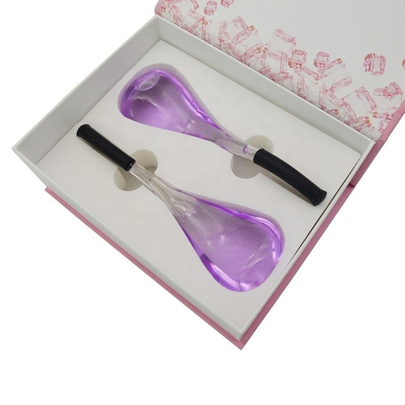 2024 Globe de glace Globe de glace Beauté Glace Massage du visage Outils de massage pourpre Boule de massage pour femme Yeux Cou Asmr de Produits populaires