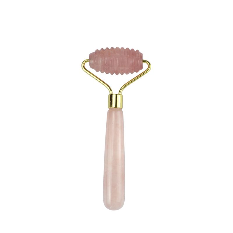 Outil de massage du visage 100% rose naturel quartz Gua Sha rouleau de jade pour les soins de la peau et les outils de massage