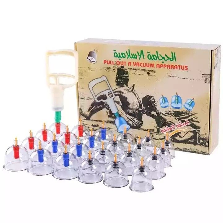 Kit de thérapie sous vide et en coupe Ventouse jetable Hijama Set de coupe 24 pièces 39*27*8cm 80*42*56.5cm 20 boîtes par boîte