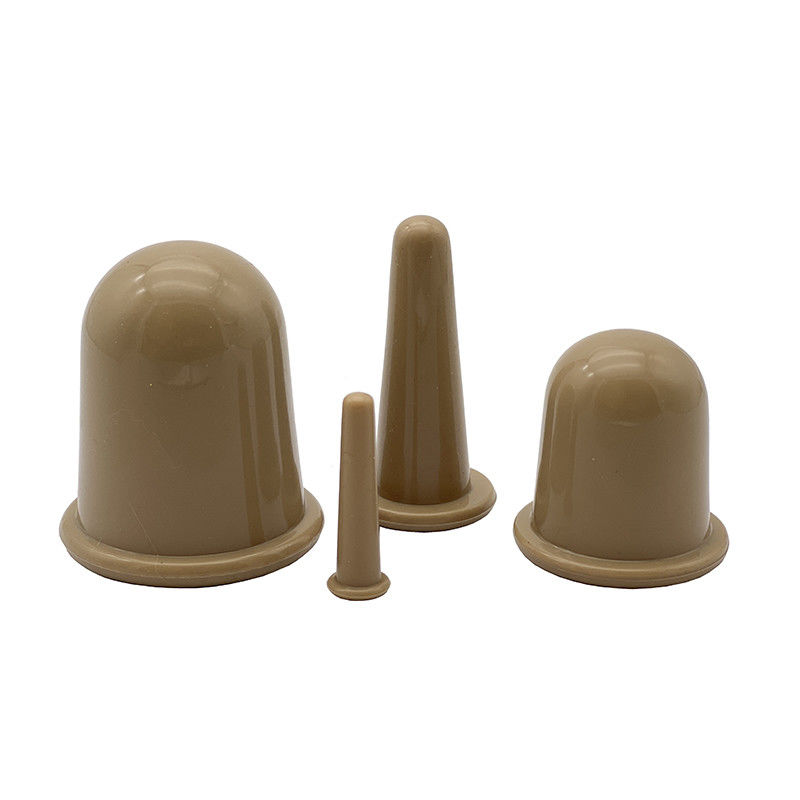 OEM/ODM Accepté 4 pièces de séries de coupe en silicone pour la thérapie de coupe faciale