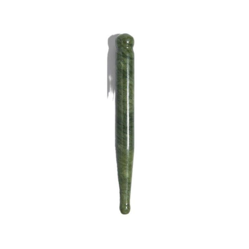 110*12mm Xiuyan Jade Gua Sha Stick Le massage facial ultime et l'outil de drainage lymphatique
