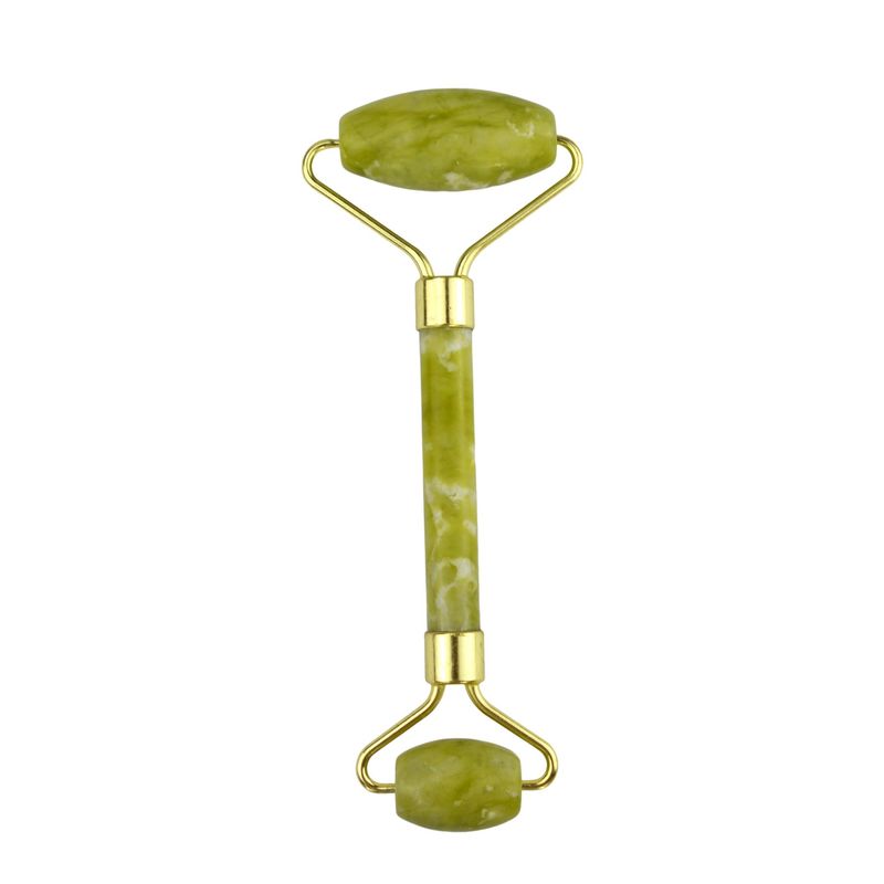 Équipement de massage du visage Roller facial en jade naturel Xiuyan 100% masseur en jade naturel pour les outils de beauté et les soins de la peau