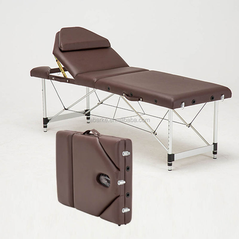 abkb-023 Lit de massage portable multifonctionnel pliable Chaise d'acupuncture de médecine traditionnelle chinoise avec masseur