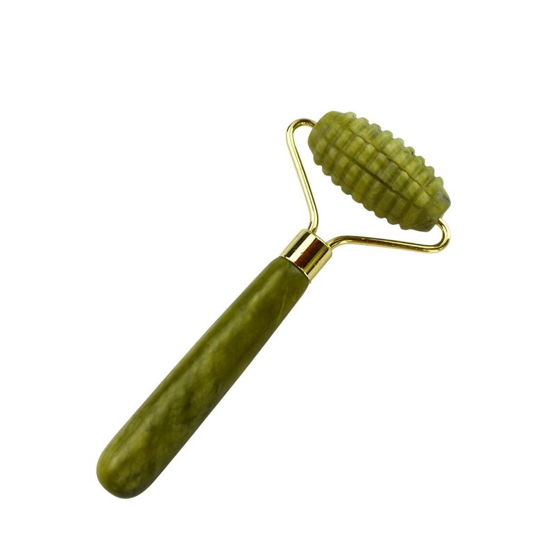 Massageur de visage Xiuyan Jade Double-Head Faces naturelles outil de massage de beauté Jade Roller Faces minces Massageur outil de relaxation