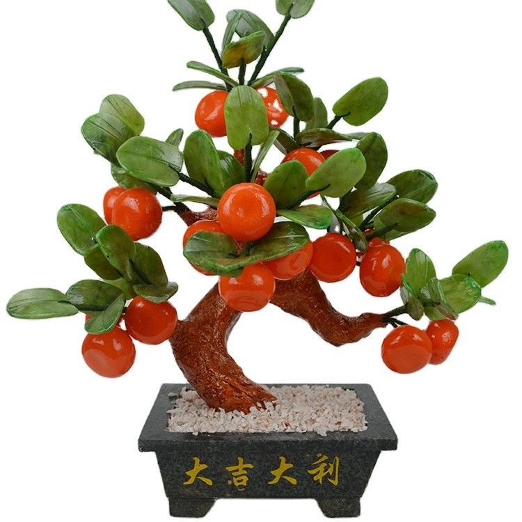 Des décorations uniques en pierre de jade Fengshui idéales pour la décoration de la maison haut de gamme
