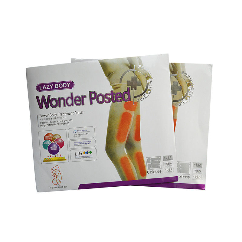 Un dispositif pratique pour les produits de soins de santé brûler les graisses sur le corps ventre taille jambes cuisse perte de poids autocollants de cellulite