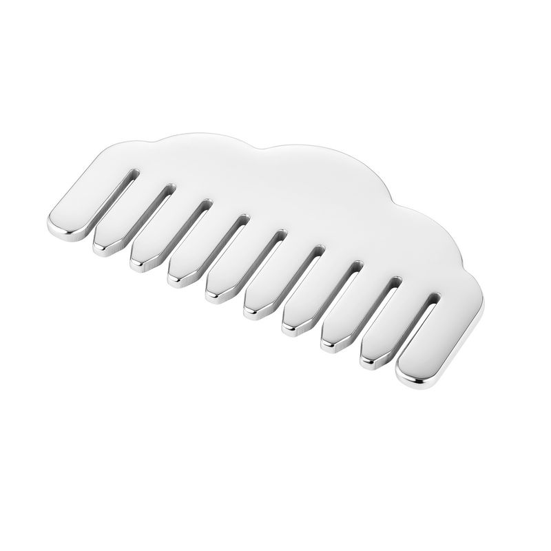 Outil de massage du cuir chevelu en acier inoxydable Gua Sha Comb cheveux en forme de cœur Outil de massage du cuir chevelu