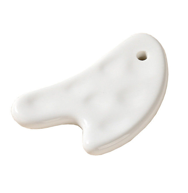 Corps Muscles Forme de cœur Céramique Gua Sha Scraping Board pour le corps confortable et outil de massage du visage