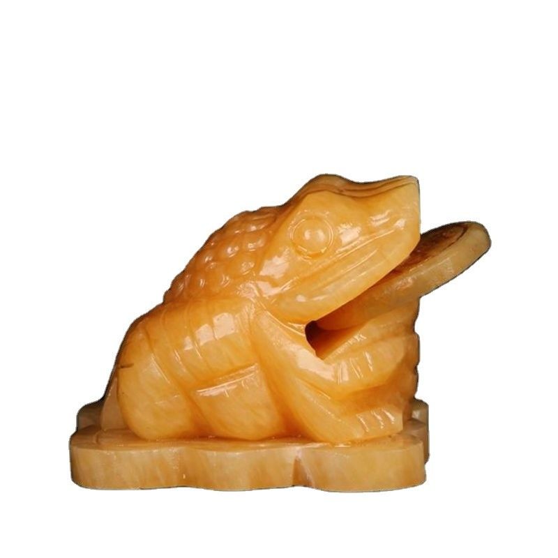Type de gravure personnalisé Feng Shui Frog d'argent pour la décoration des fêtes cadeau