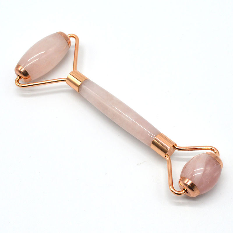 Santé et beauté Rose Quartz Jade Guasha Roller de massage anti-rides Jade Roller Gua Sha pour améliorer la routine de soins de la peau