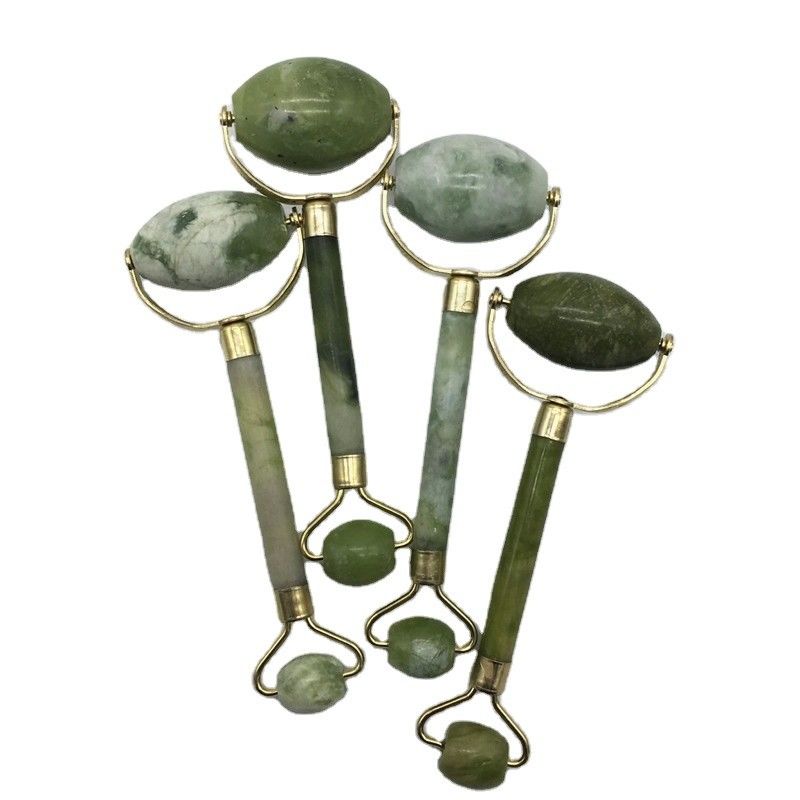 Massage Jade Gua Sha Roller de glace pour le visage pierre naturelle Xiuyan Jade Guasha Roller