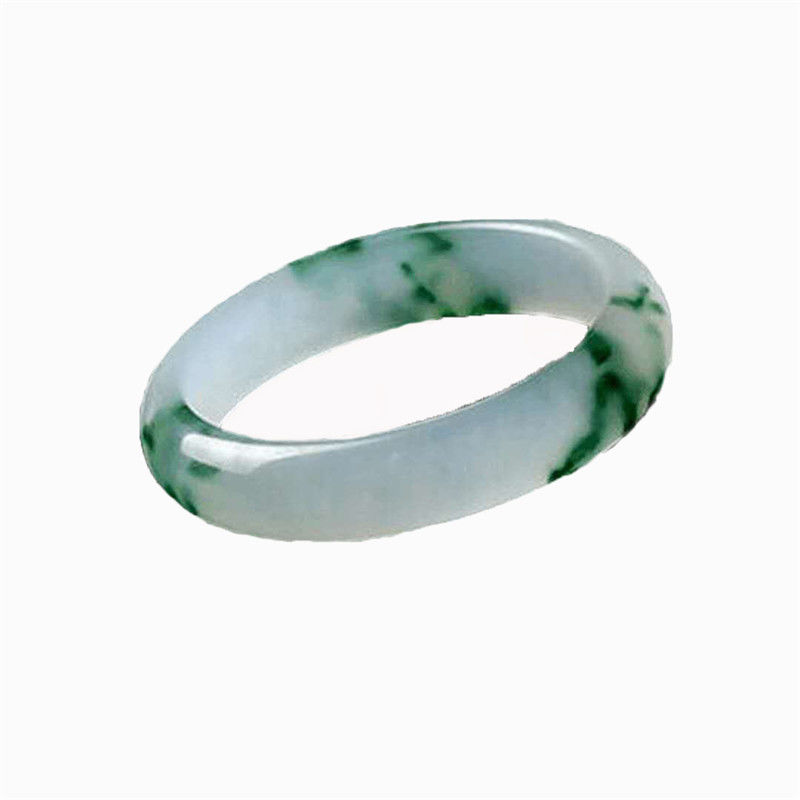 OEM/ODM Acceptable Décoration de bijoux Jade naturel Ice Jade Bracelet Émeraude Verte Femmes Jade Crystal Stone Bracelet