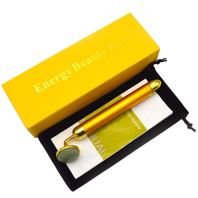 6 000 fois/min Frequence de massage 24K Gold Facial Beauty Bar Face and Eye Beauty Magic Wand Massager facial avec fonction